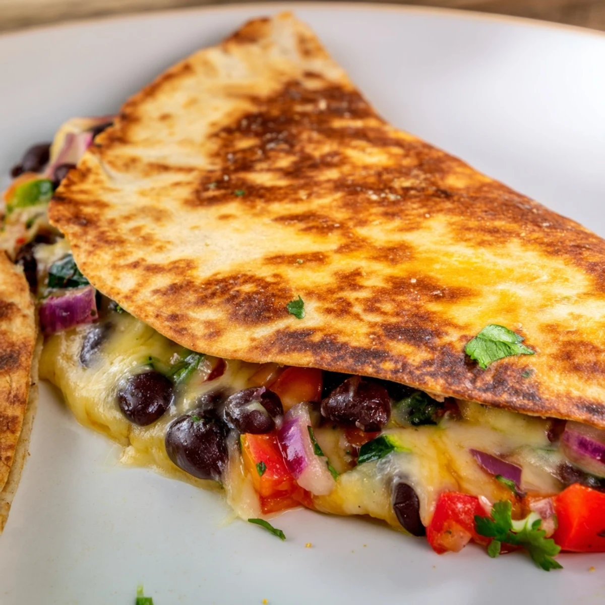 Vegetarische Quesadillas mit Käse