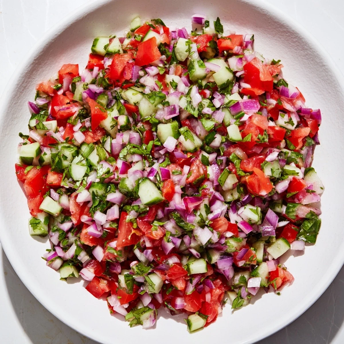 Pickled Cucumber Pico de Gallo