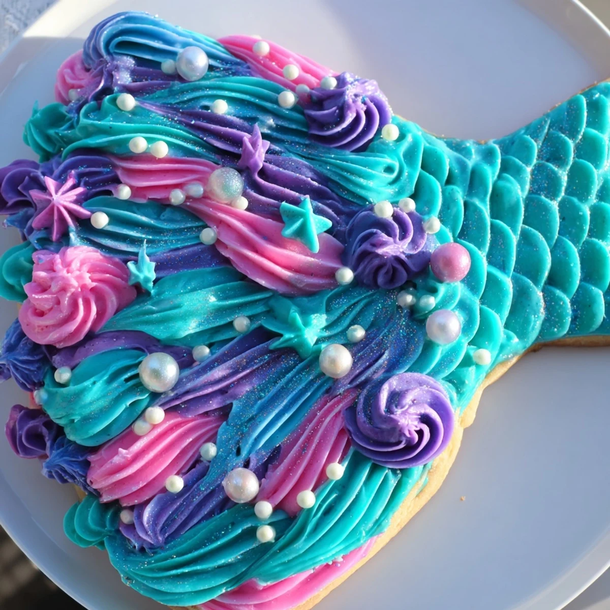 Vibrant and magical Mermaid Tail Under the Sea Sweets, a dreamy ocean-themed dessert for celebrations.