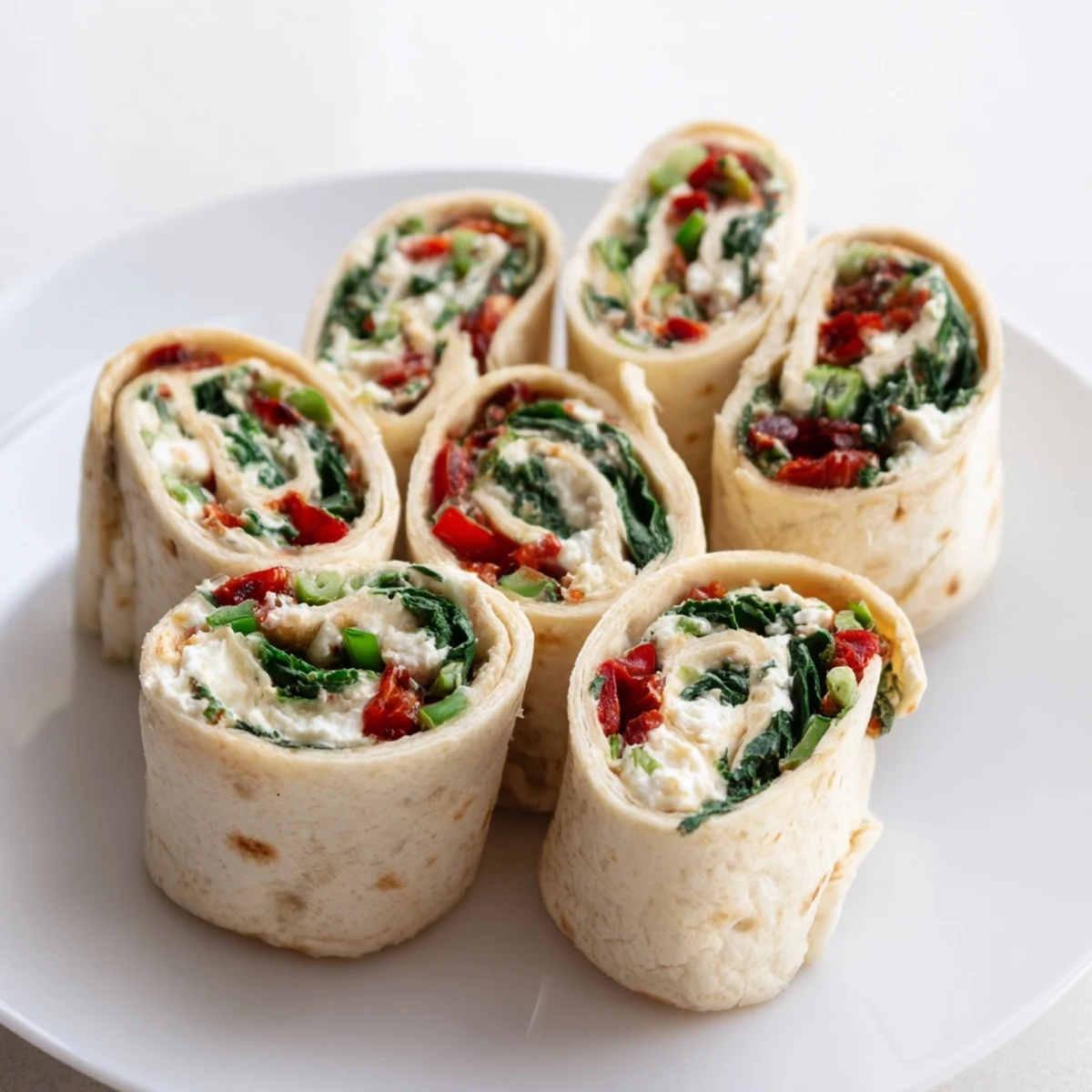 Christmas Scarf Tortilla Roll-Ups