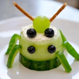 Kleine grüne Alien Happen