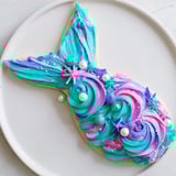 Meerjungfrau Zuckerkekse farbenfroh