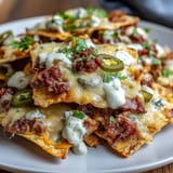 Baseball Nachos mit Jalapeños
