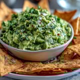 Edamame Guacamole Pita Chips