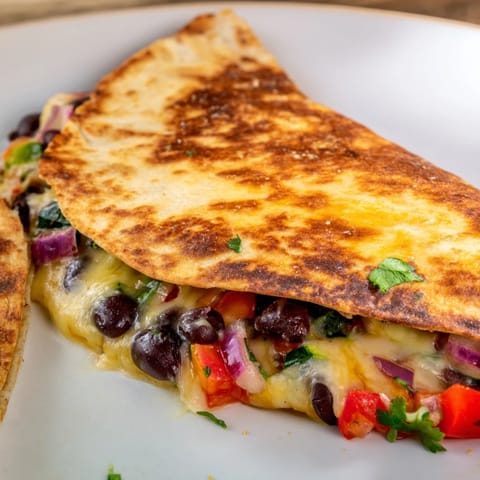 Vegetarische Quesadillas mit Käse