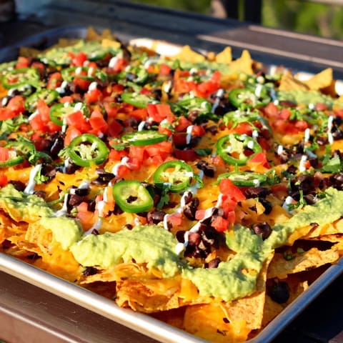 Football Field Nachos Platter