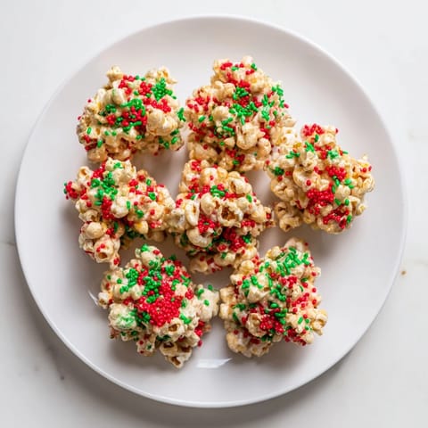 Popcorn Piles mit Sprinkles