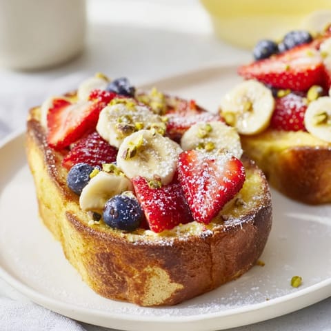 Viral Joghurt Toast Frucht