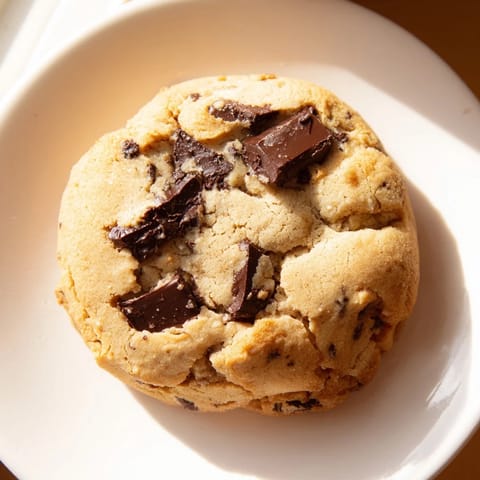 Warm, gooey air-fryer chocolate chip cookies cooling on a rack, boasting perfect chocolate chips.