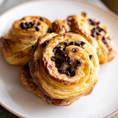 Schoko Cookie Croissants Genuss