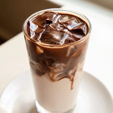 Chocolate Cracking Iced Latte