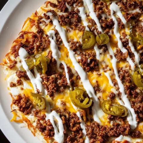 Ground Beef Taco Pizza