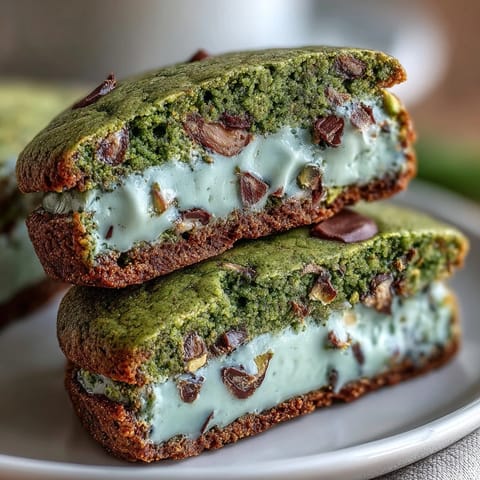 Grüne Pistazienpuddingkekse mit weißen Schokoladenstückchen, weich und saftig, perfekt für den St. Patrick's Day.