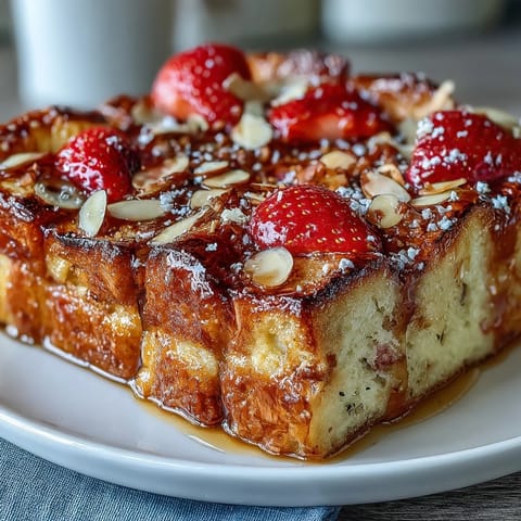 Frühlingsbrunch Erdbeer French Toast