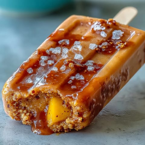 Fruchtige Mango Chamoy Popsicles mit Tajin, lebendig und würzig-süß für heiße Tage.