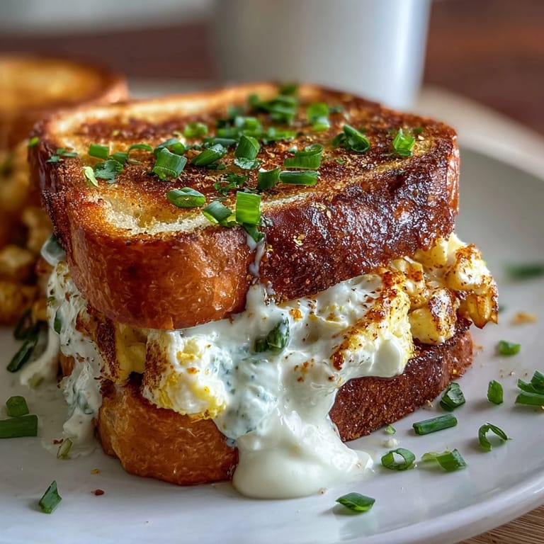 Zarte Spargelstangen mit fluffigen Eiern auf goldgeröstetem Sauerteigbrot.