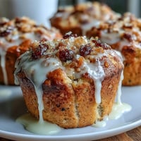 Saftige Zitronen-Mohn-Muffins mit knusprigen Mohnsamen und einem süßen Zitronenguss, ideal für einen Frühlingsbrunch oder einen Nachmittagsimbiss.