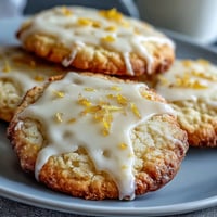 Frischer Zitronen-Zuckerkekse mit zarter Pastellglasur — perfekt für den Frühling.