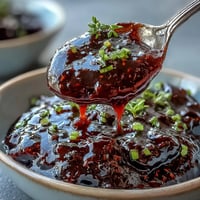Fruchtige Brombeer-Jalapeño-BBQ-Sauce: eine leuchtend rote, würzige Glasur, die Grillfleisch aufpeppt.